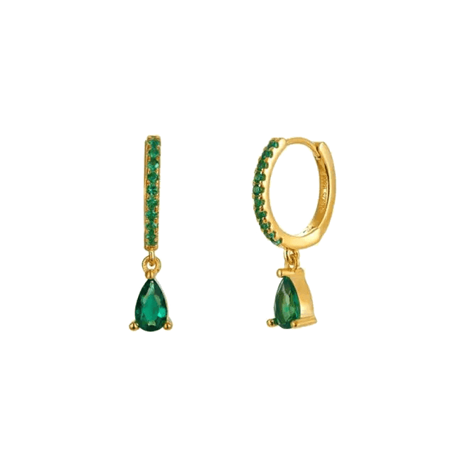 Oorbellen Nina groen