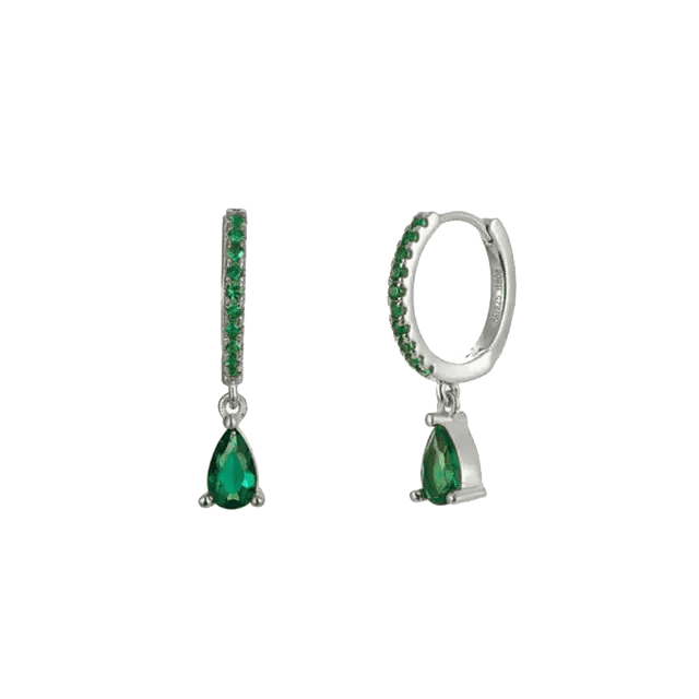 Oorbellen Nina groen