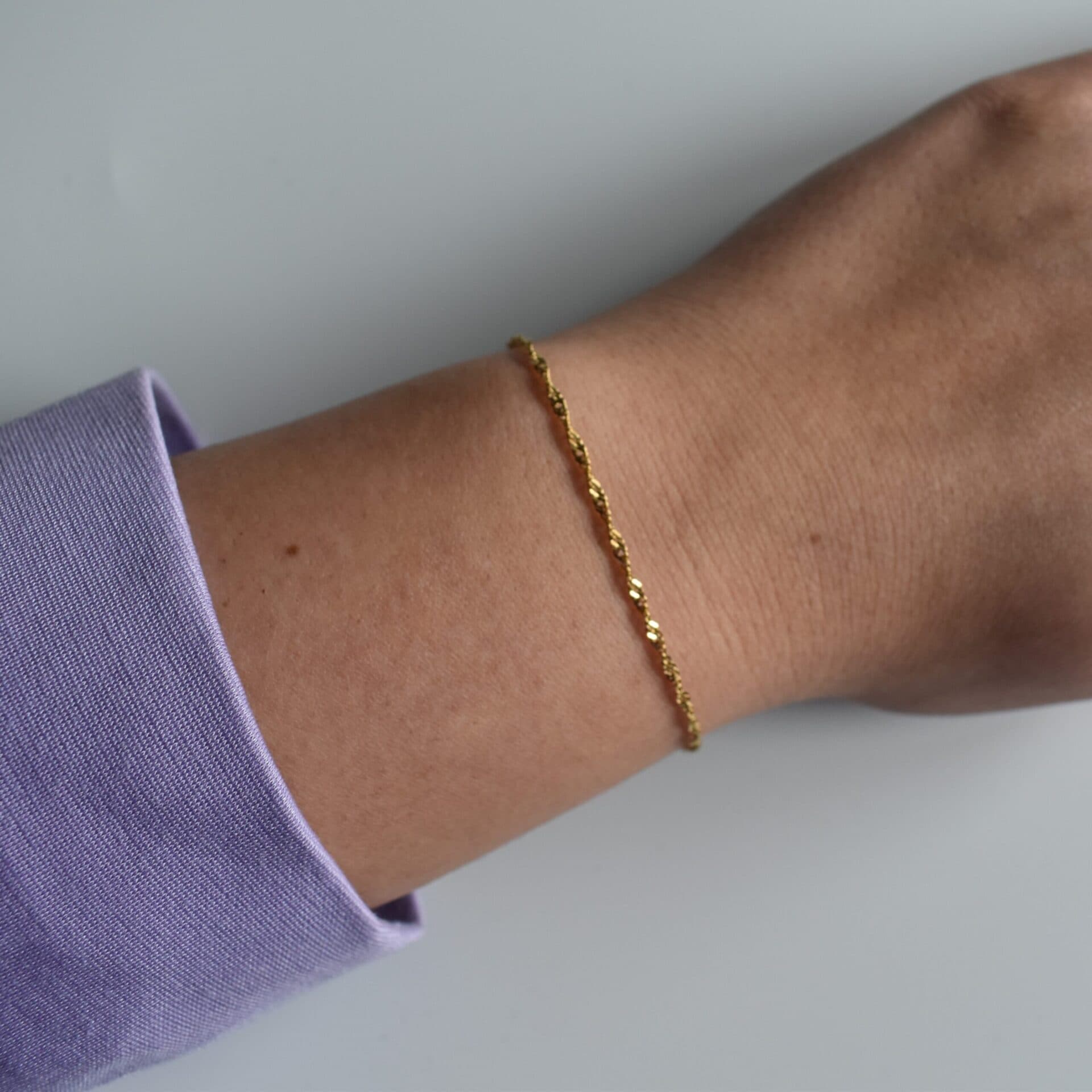Armband Twisted Gold — alternatieve afbeelding