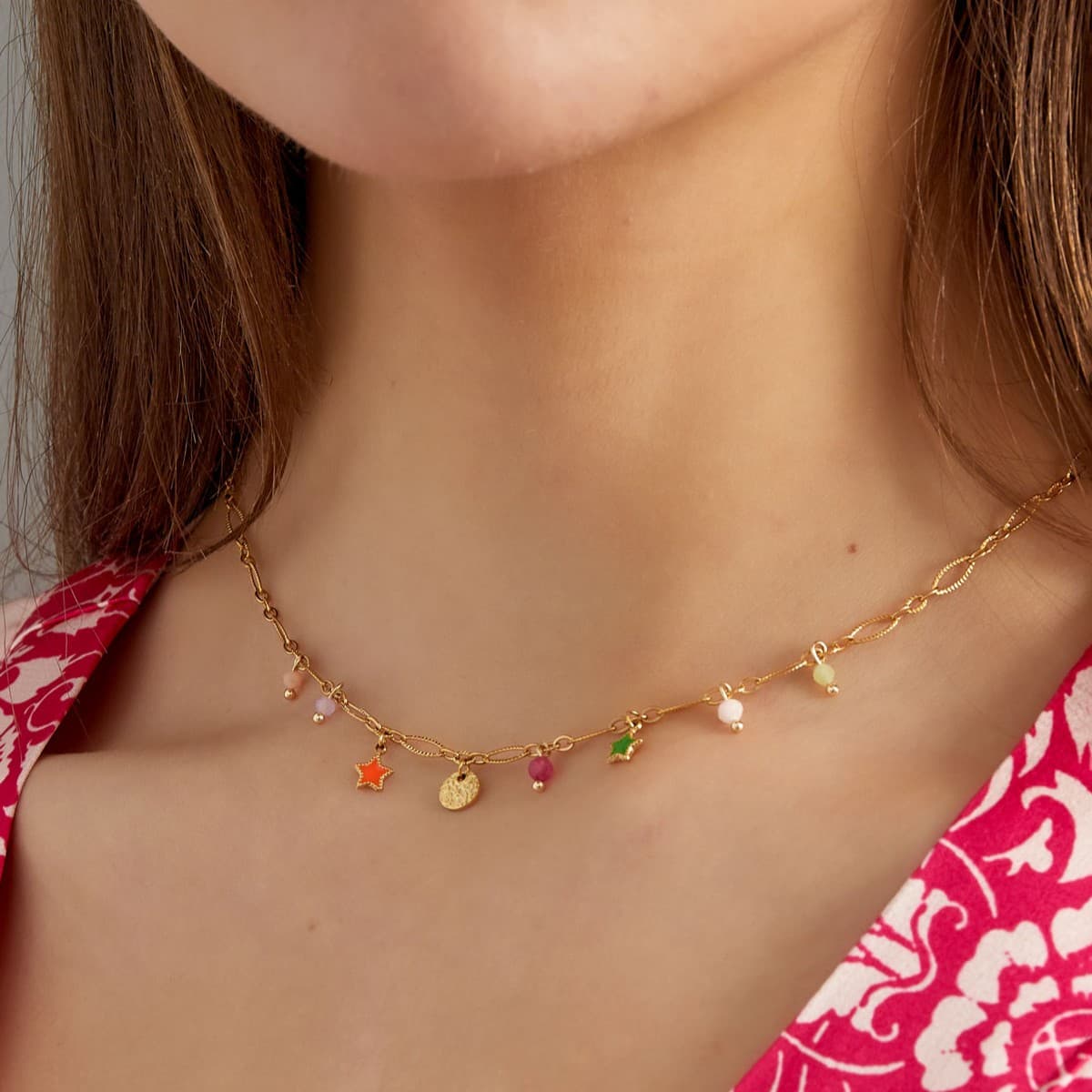 Bedelketting Festival Vibes — alternatieve afbeelding