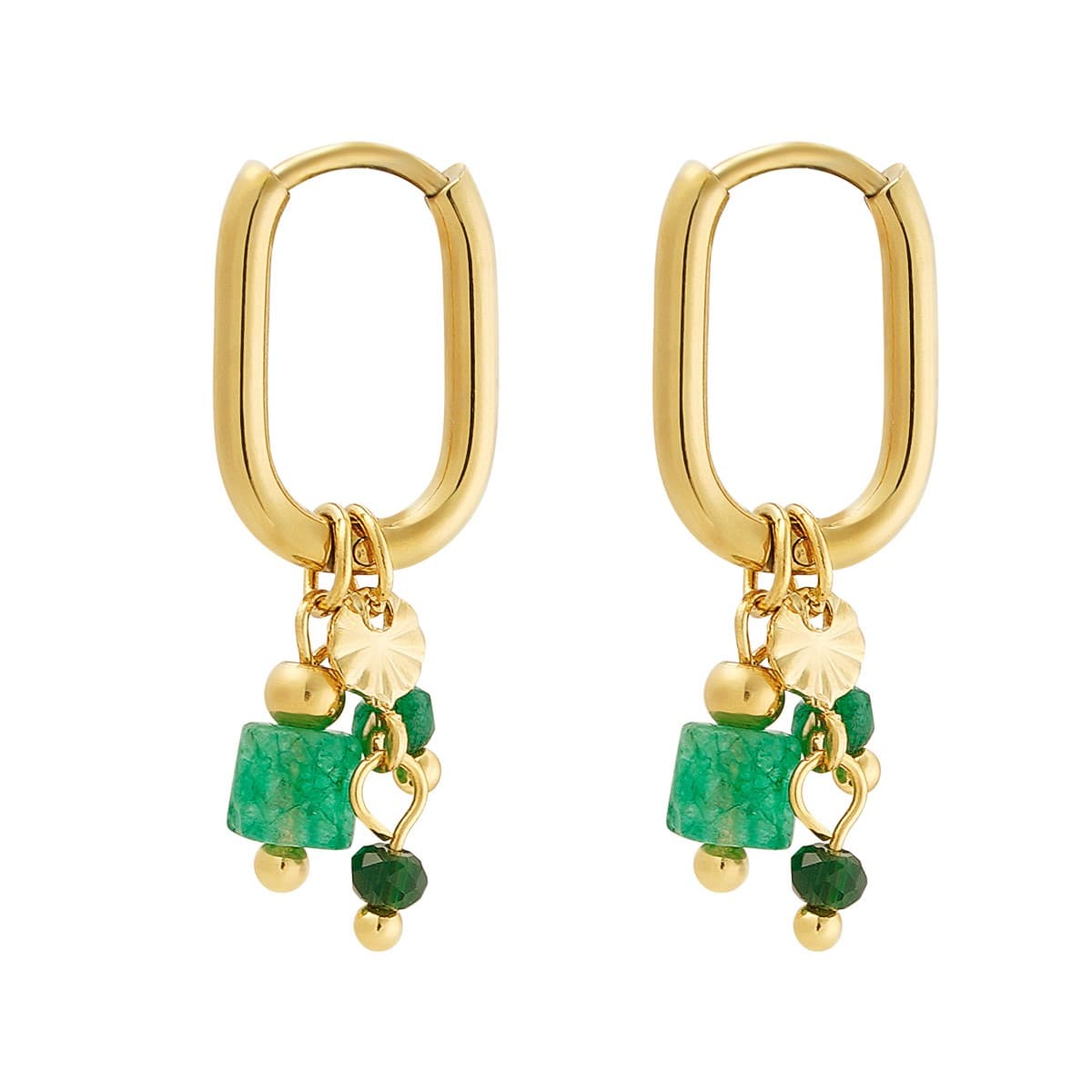 Oorbellen Ciara Groen