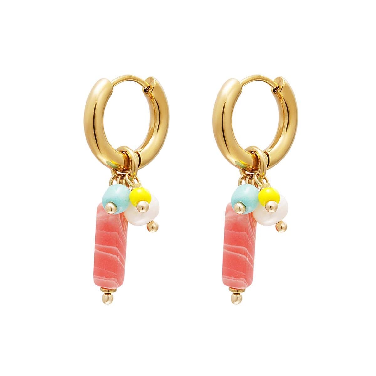 Oorbellen Louise roze