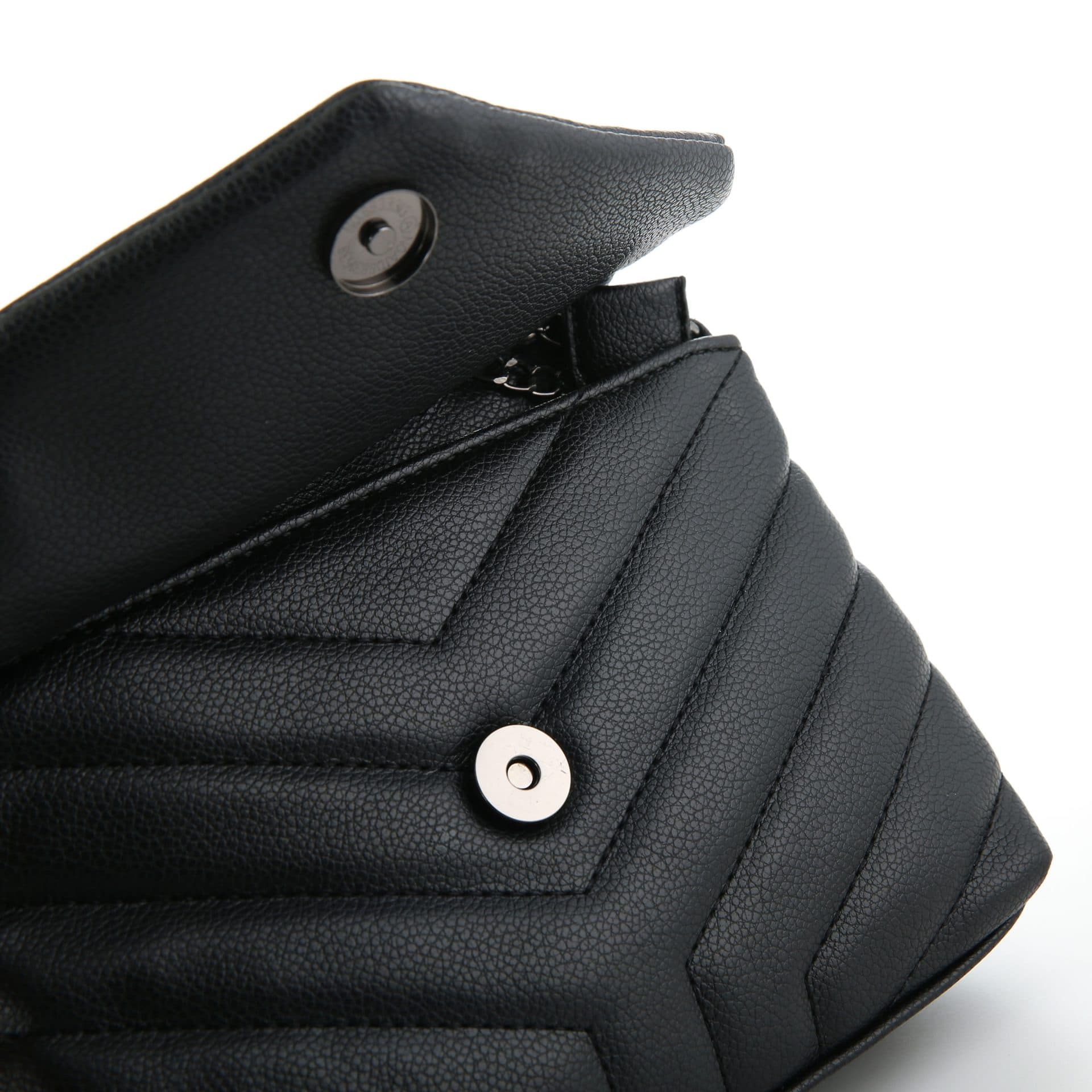 Schoudertas Streep zwart 3