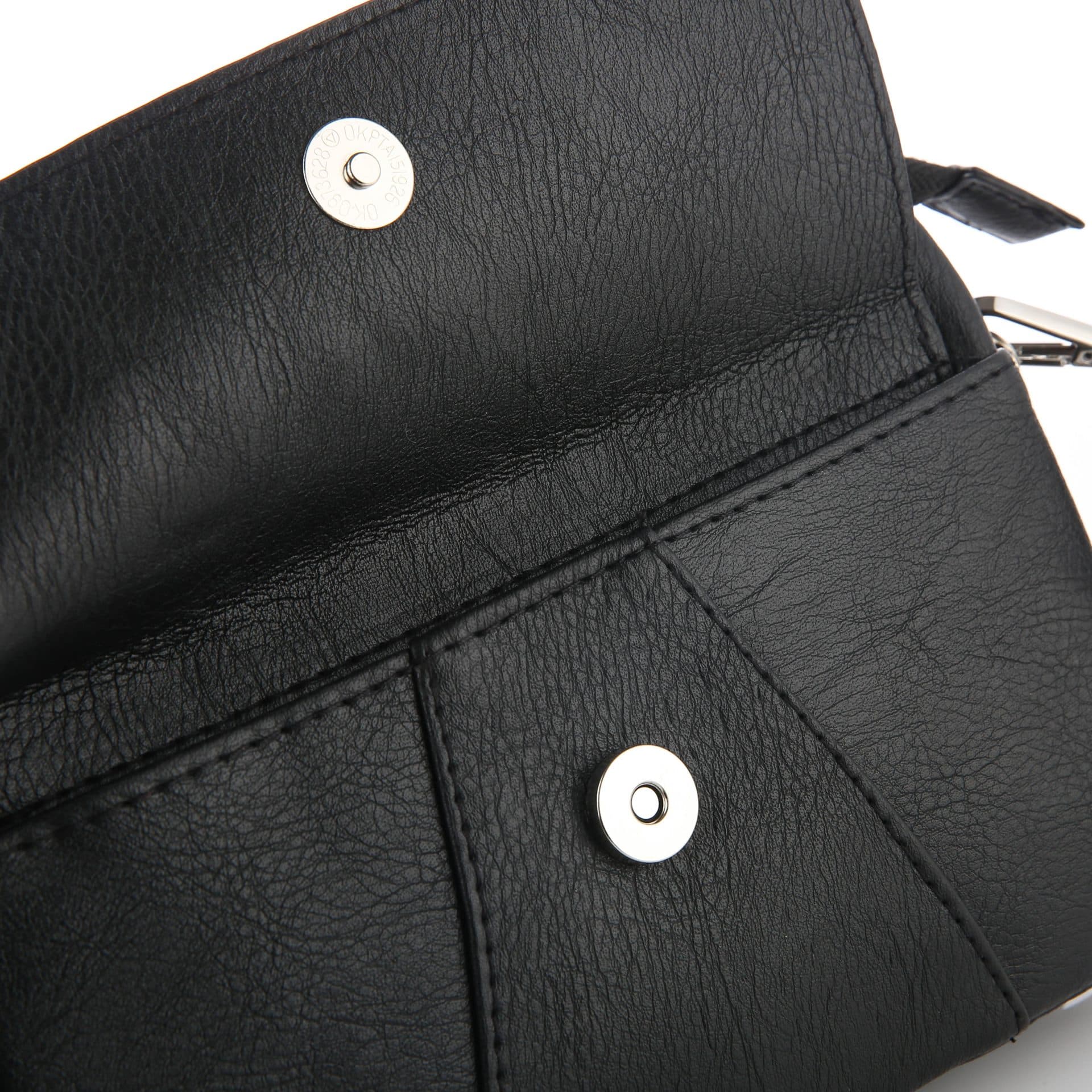 Schoudertas zwart met Luxe Bag Strap 4