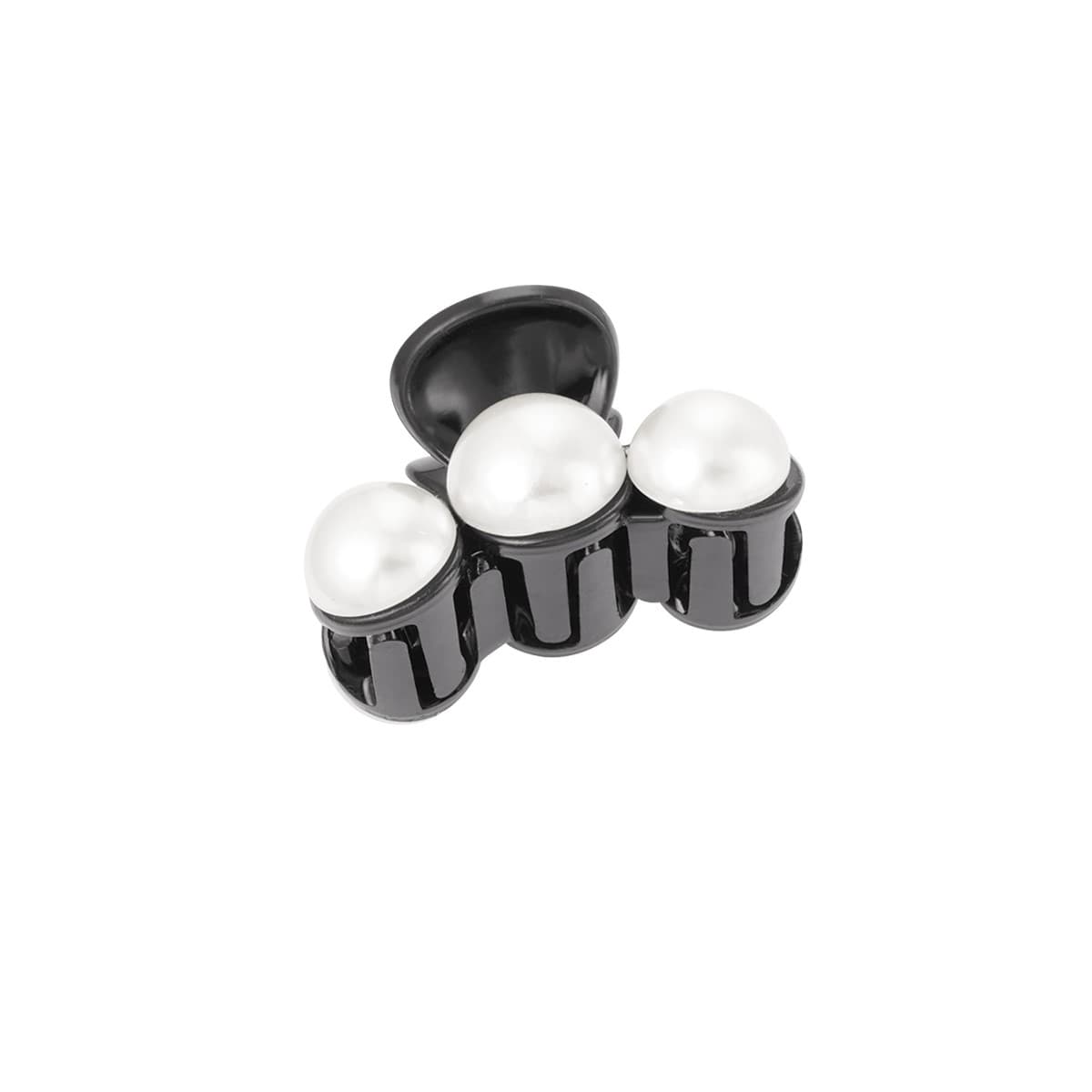 Haarklem 3 Parels zwart