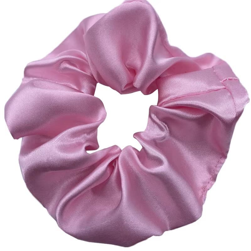 Satijnen Scrunchie licht roze