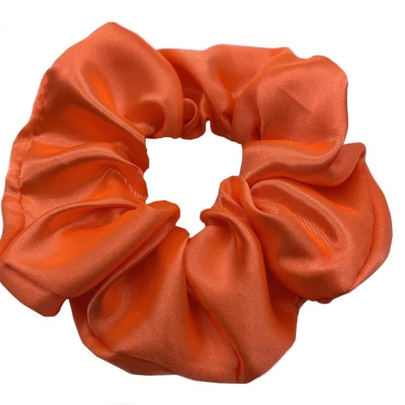 Satijnen Scrunchie oranje