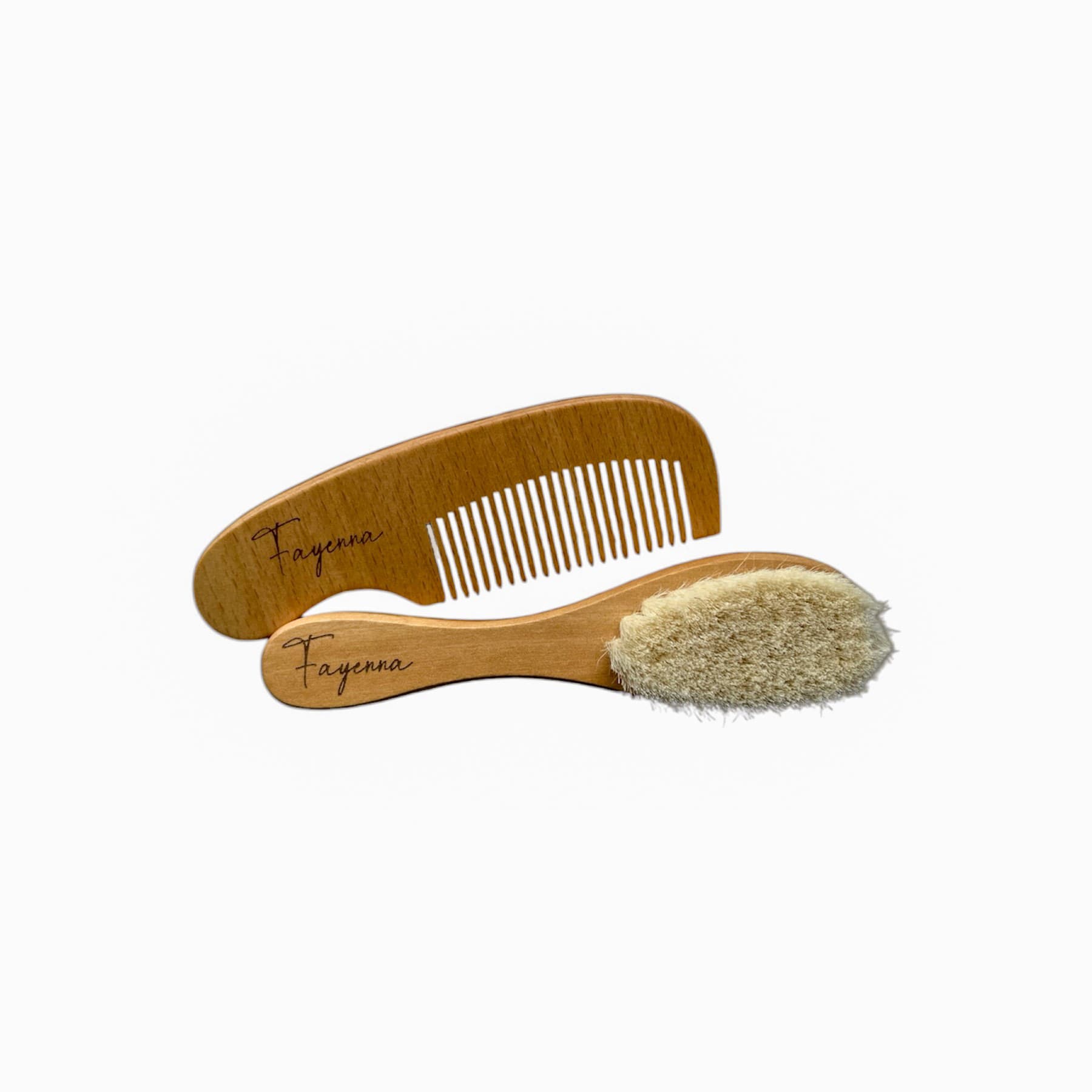 Baby Borstel en Kam met Naam