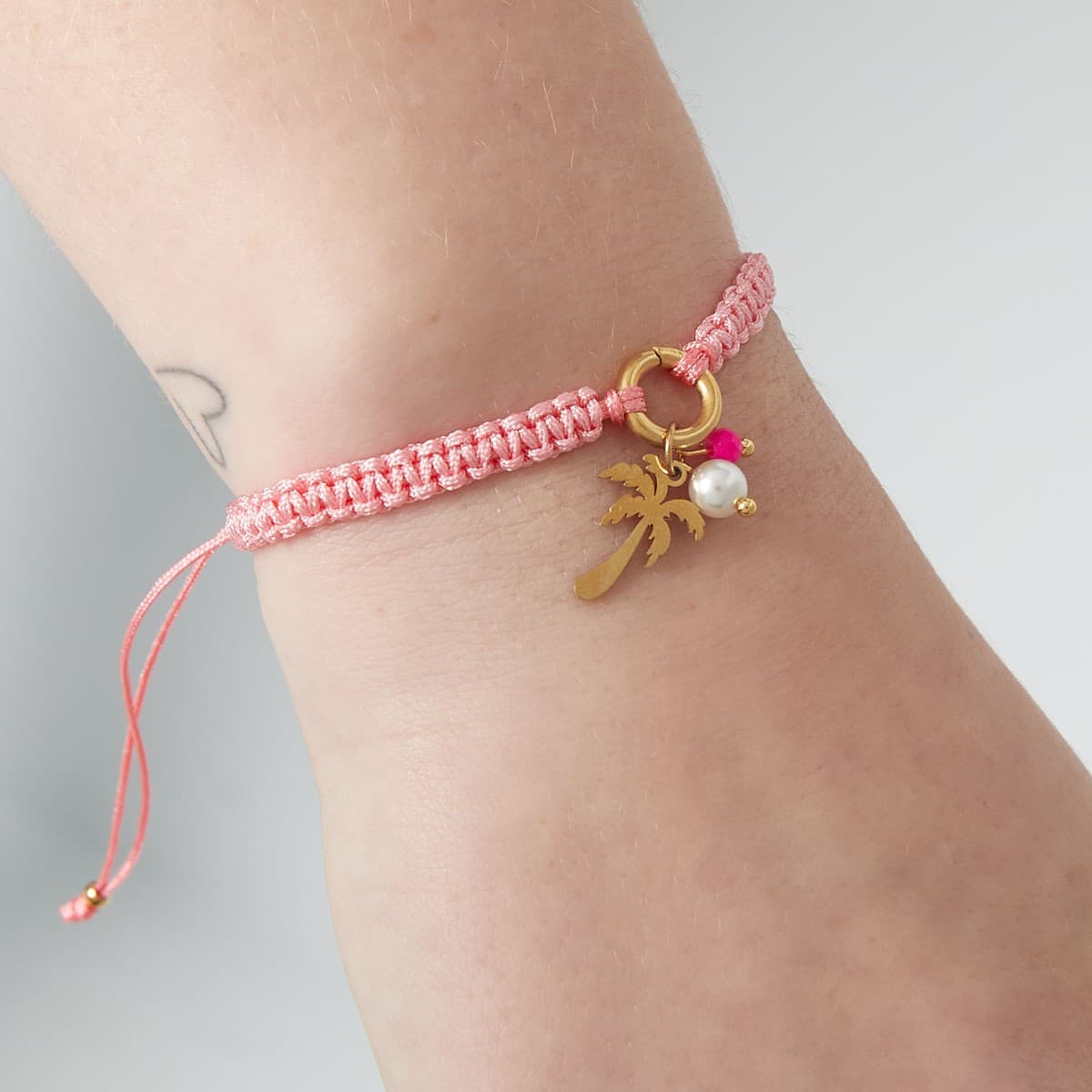 Armband Palm Paradise oranje — alternatieve afbeelding
