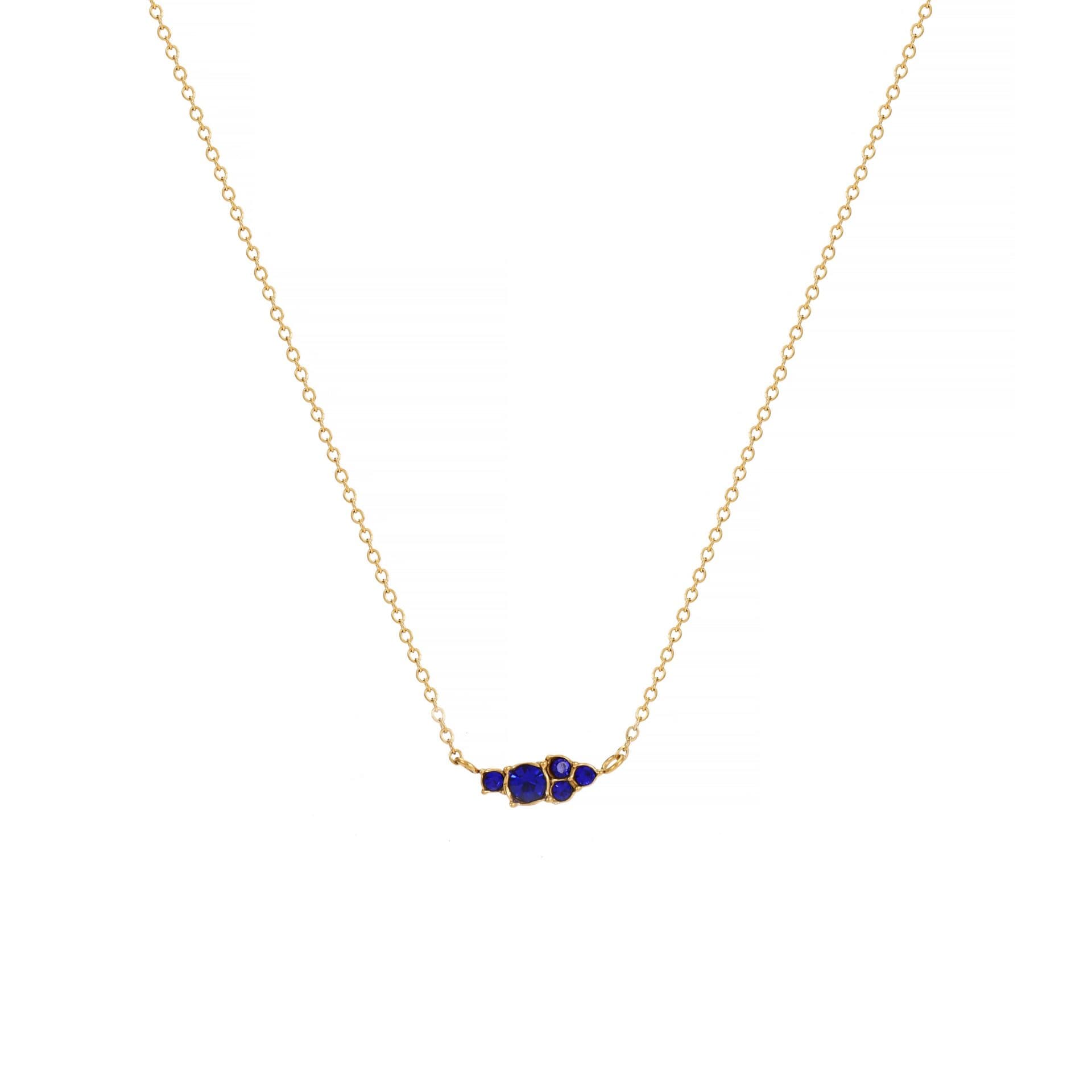 Ketting Jade blauw