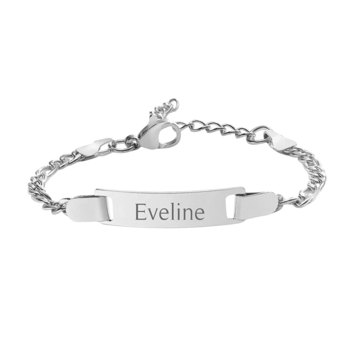 Graveerbare Dames Naam Armband Bar