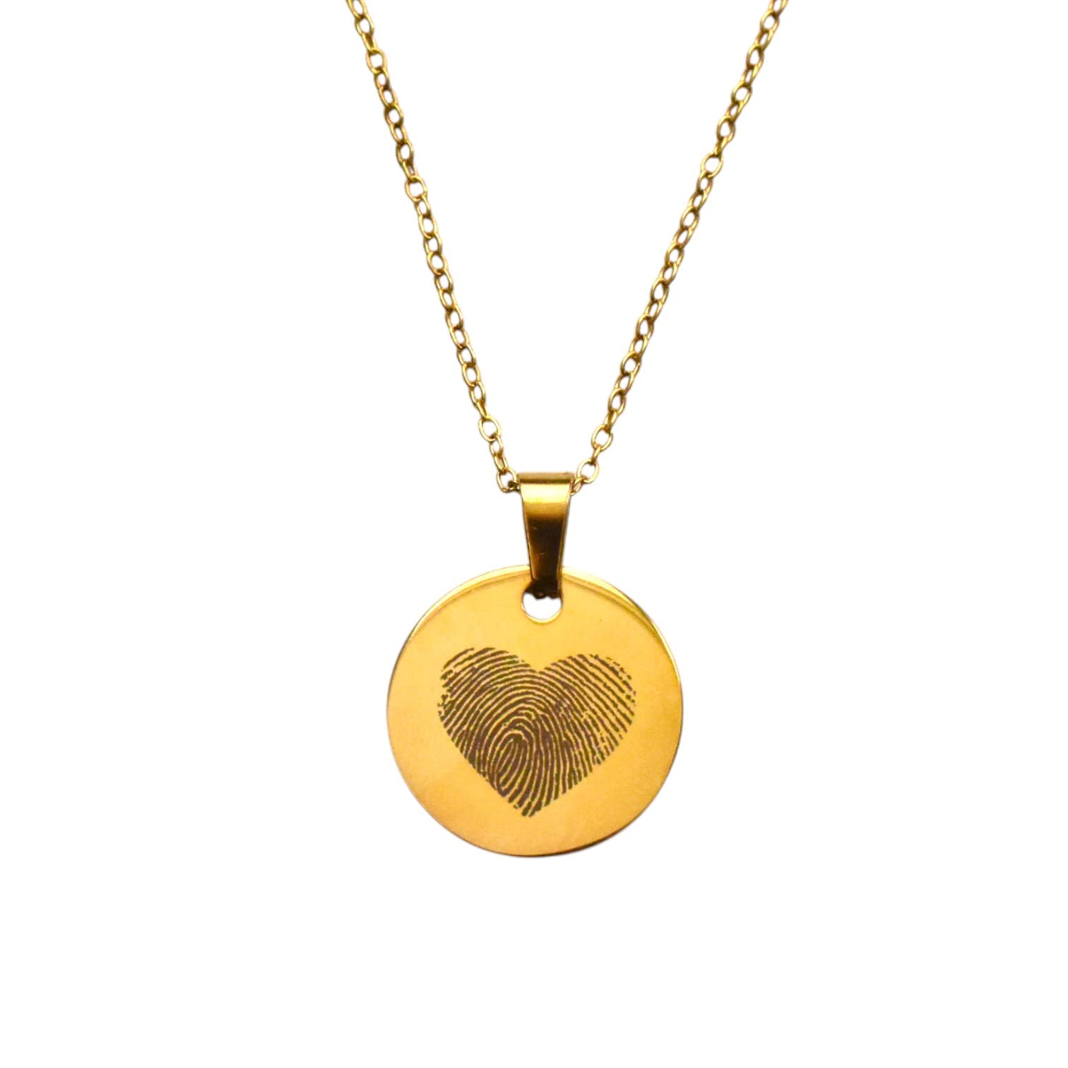 Ketting Vingerafdruk Hart