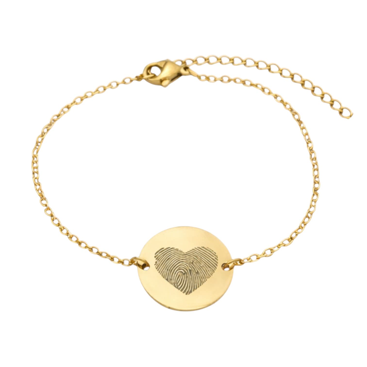 Armband Vingerafdruk Hart