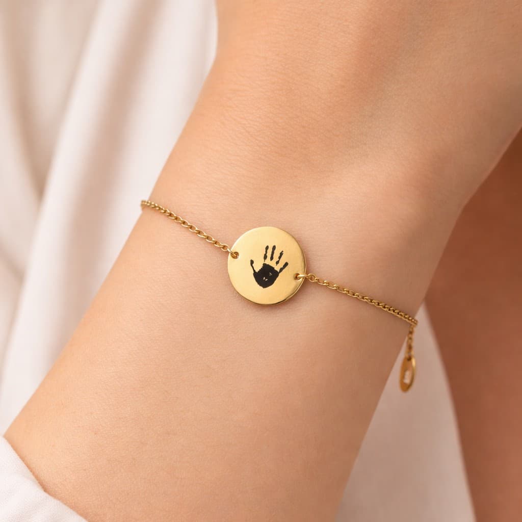 Armband met Handafdruk — alternatieve afbeelding